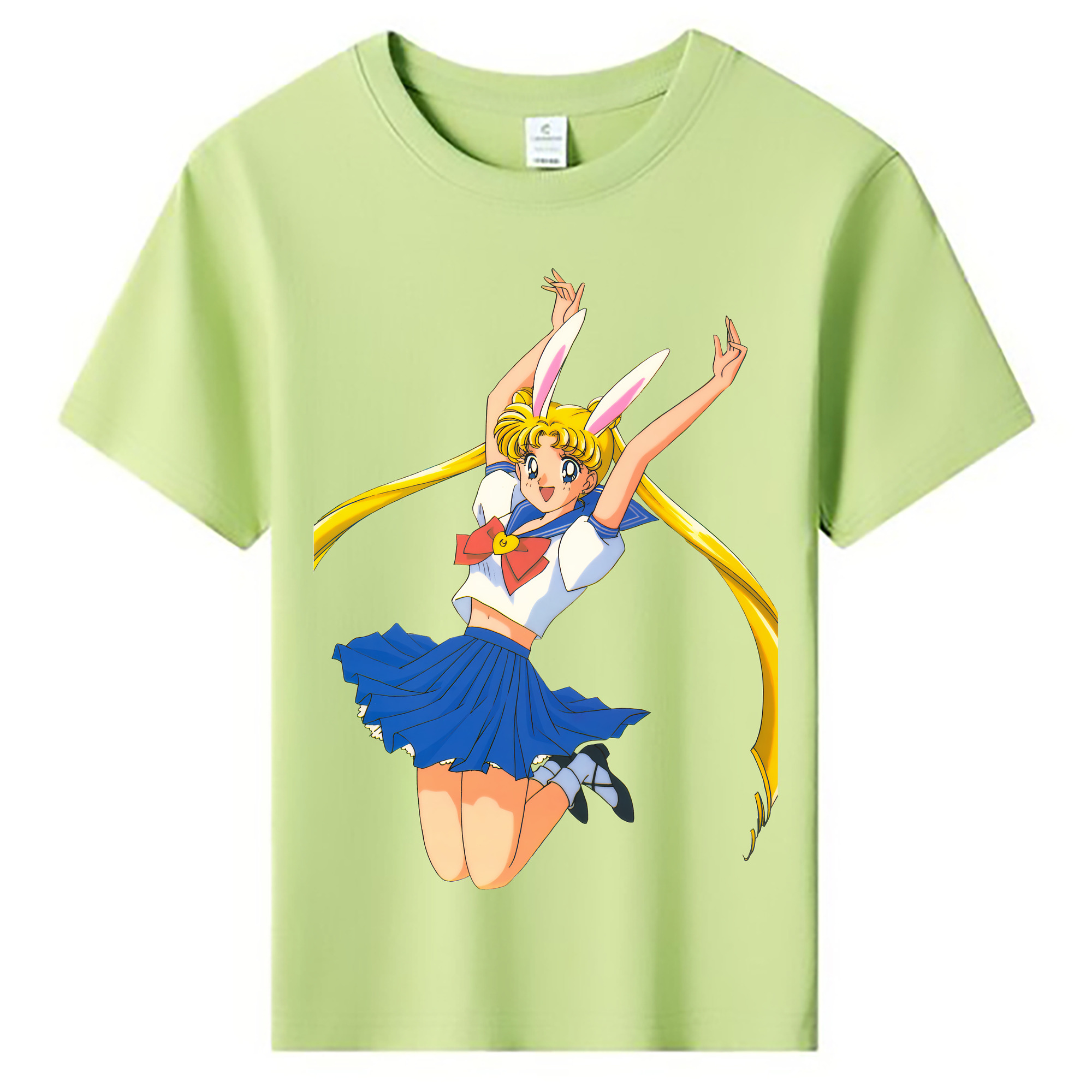 （画像用） 美少女戦士セーラームーン 愛野 美奈子 あいの みなこ Sailor Moon Aino Minako 綿100％キッズTシャツ（フロントプリント）